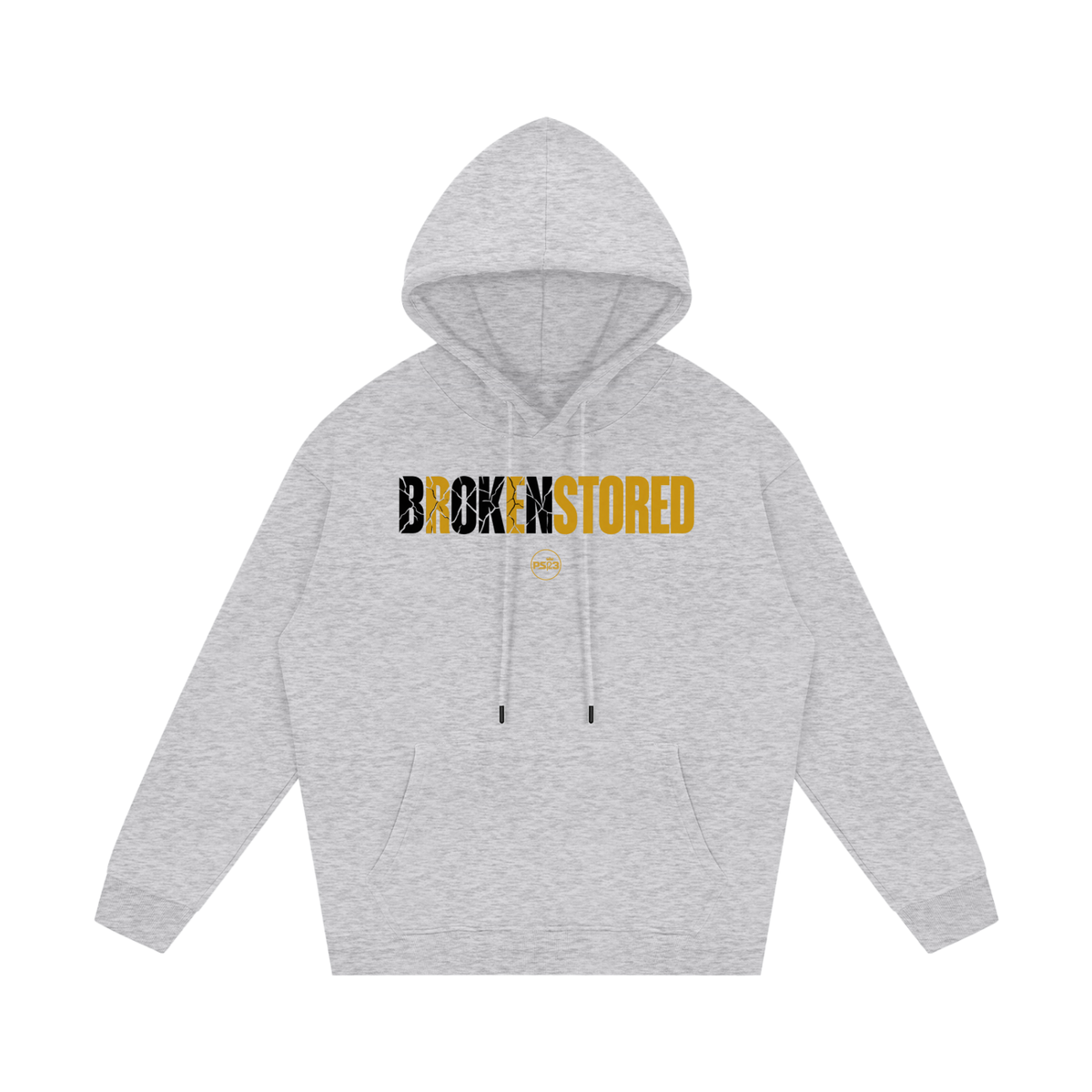 PS23 BROKENSTORED Streetwear Unisex Fleece Hoodie