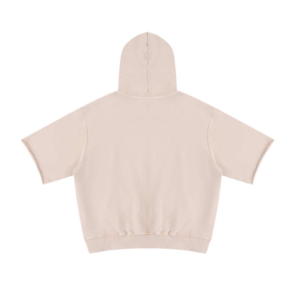 PS23 Trinity Unisex Mineral Wash Short Sleeve Hoodie