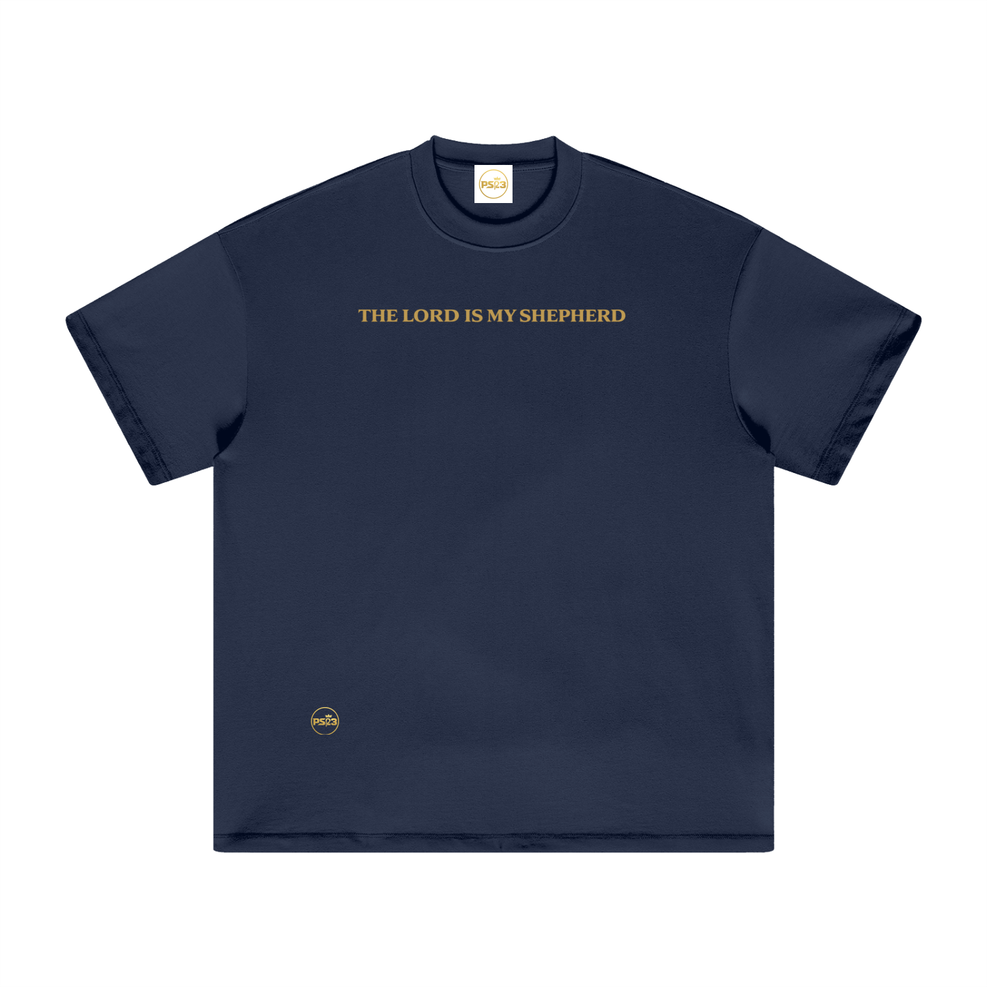PS23 The Lord is my shepherd Heavyweight Earth Tone T-Shirt