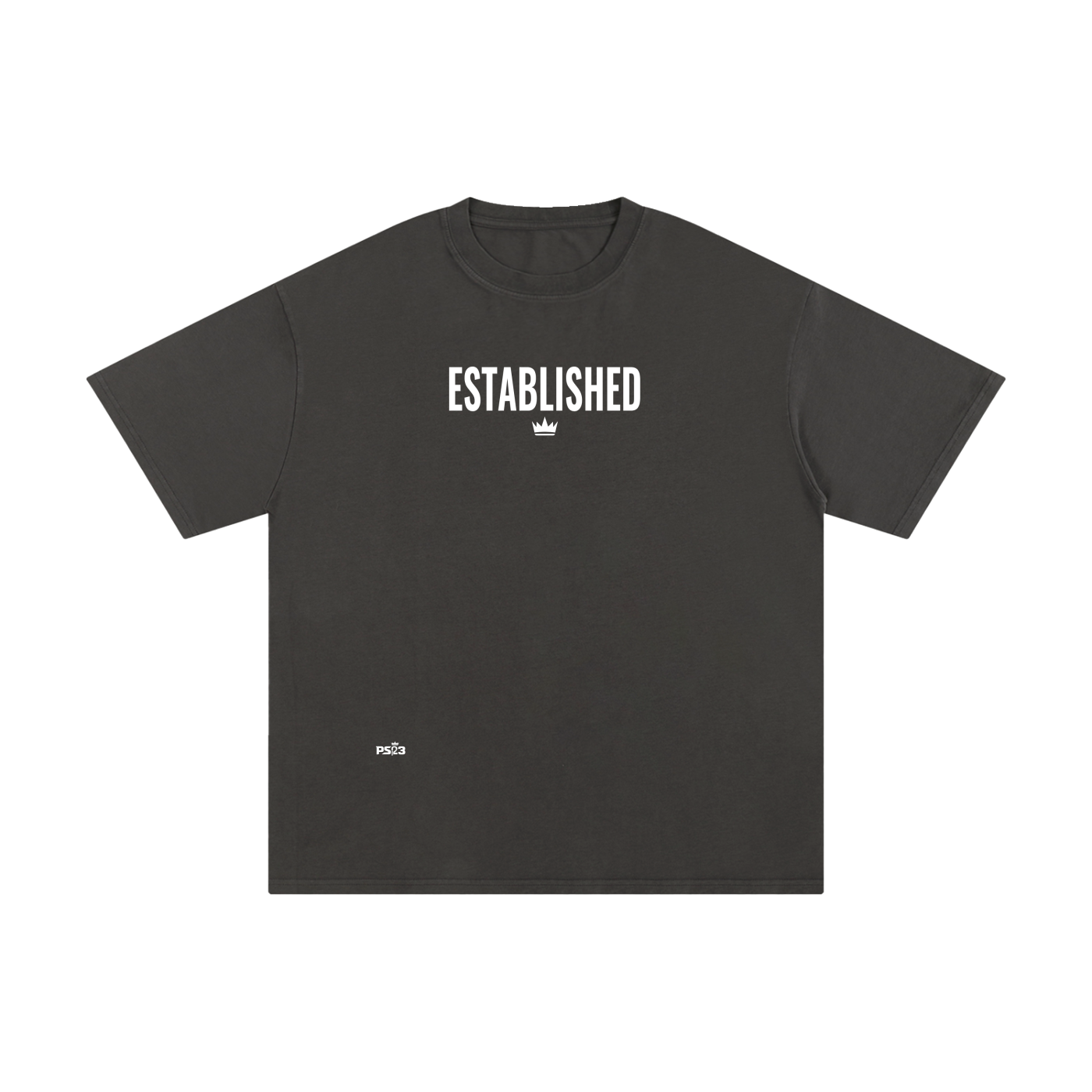 PS23 Established Unisex Pure Cotton T-Shirt