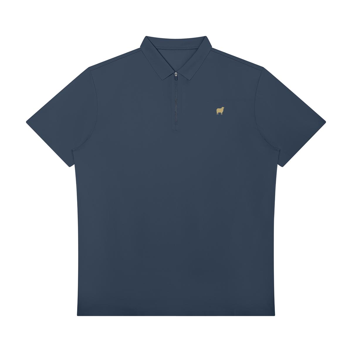 PS23 Sheep Men's Quarter-Zip Performance Polo Shirt
