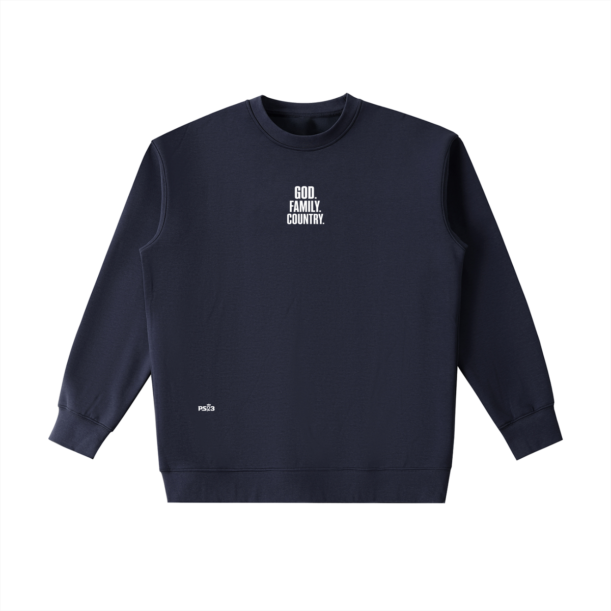PS23 God Family Country Essential Heavyweight Crewneck Sweatshirt