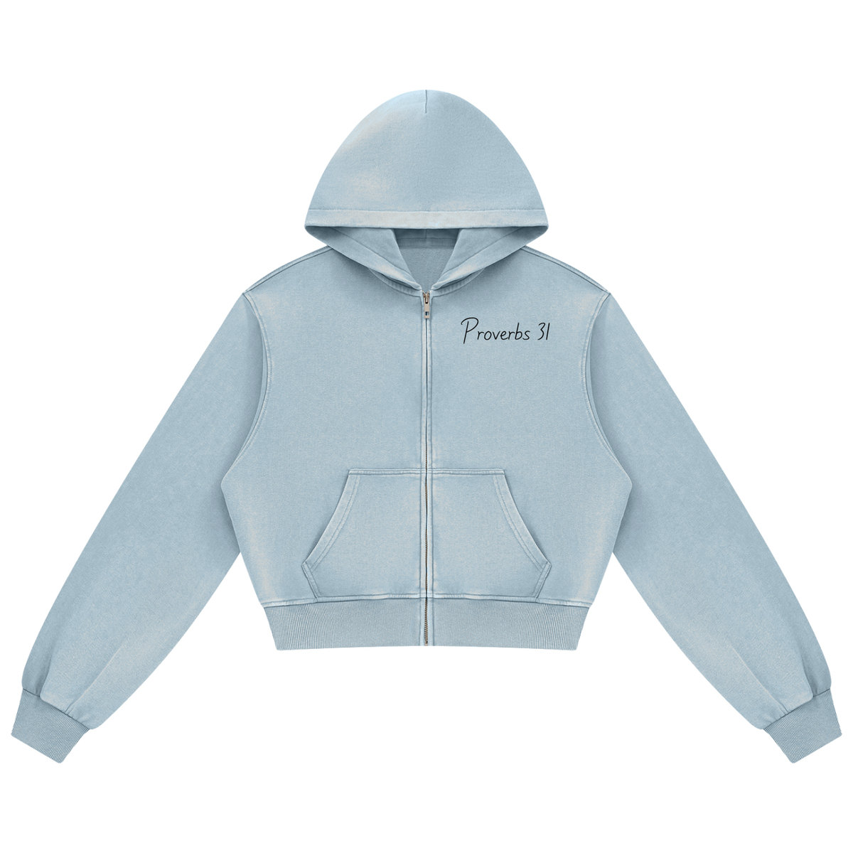 PS23 Proverbs 31 Women's Mineral Wash Full Zip Hoodie