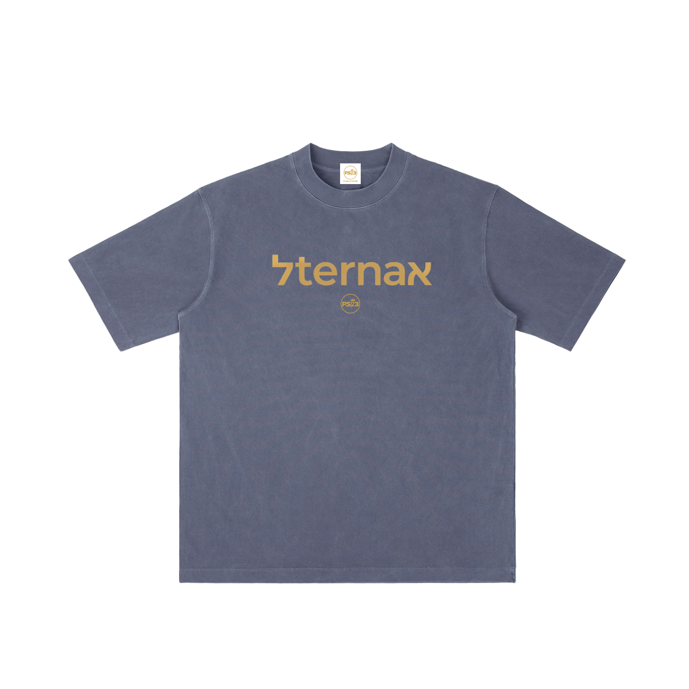 PS23 Bilingual Concept Eternal Vintage Wash Drop Shoulder T-shirt