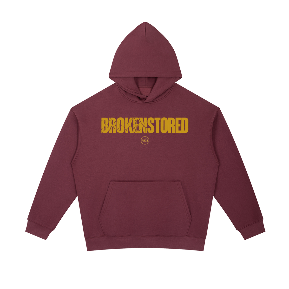 PS23 Brokenstored Gold Essential Heavyweight Hoodie