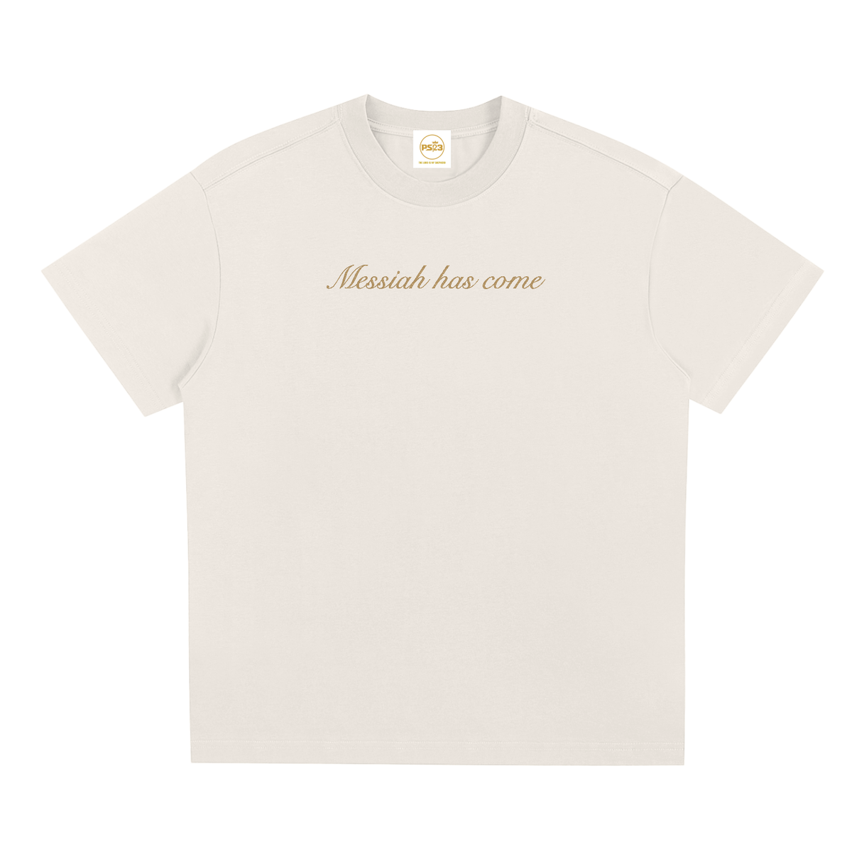PS23 Embroidery Messiah has come Sorona Quick-Dry Cooling T-Shirt