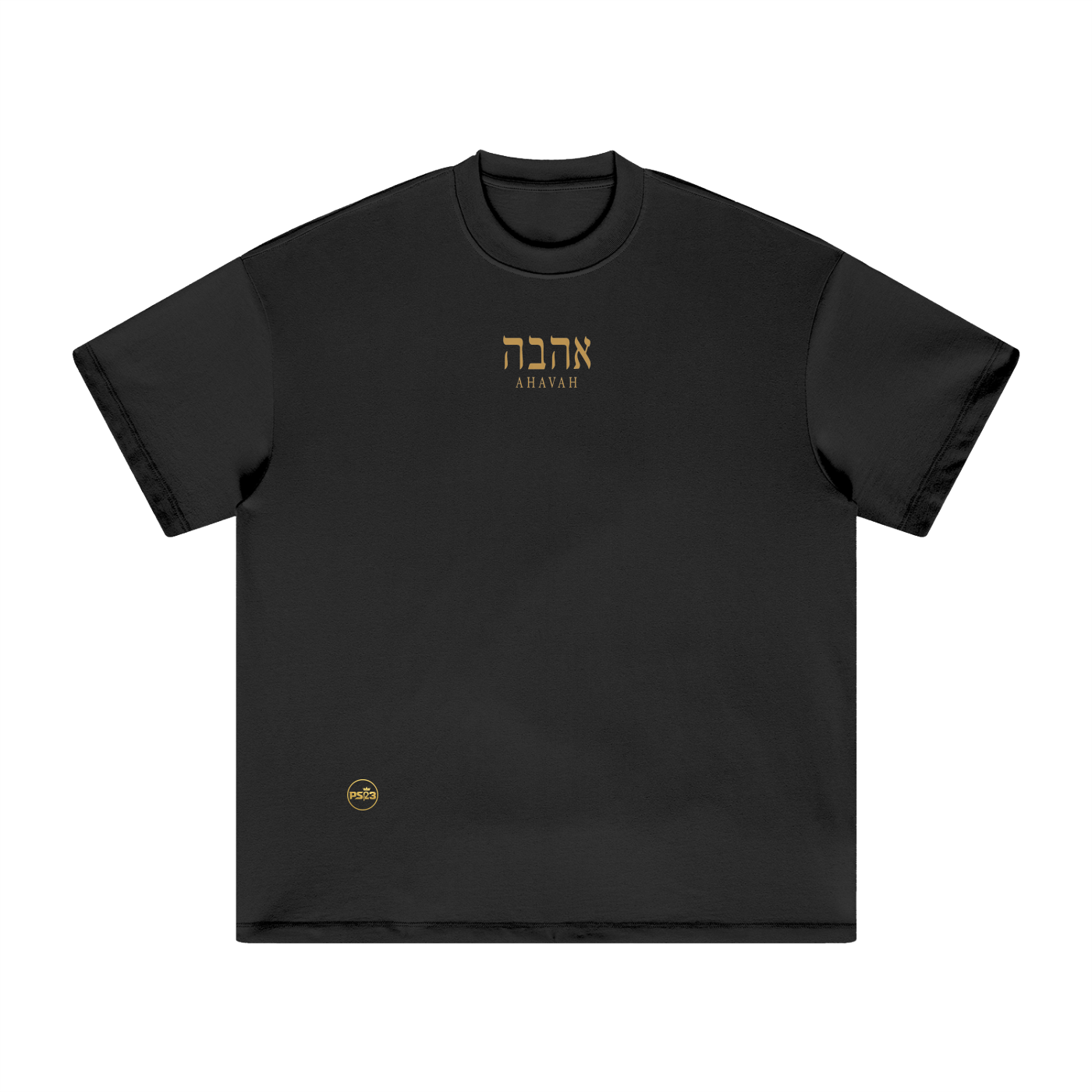 PS23 Hebrew Love Heavyweight Earth Tone T-Shirt