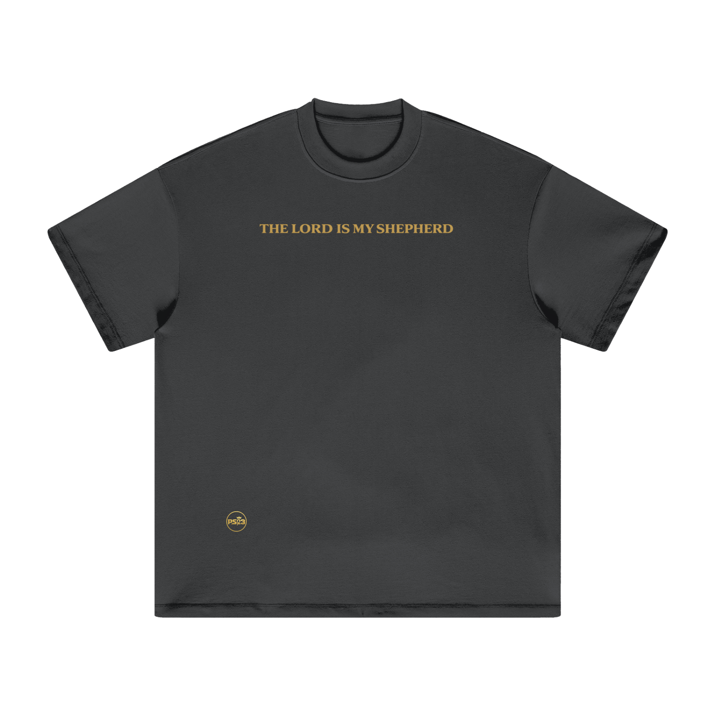 PS23 The Lord is my shepherd Heavyweight Earth Tone T-Shirt