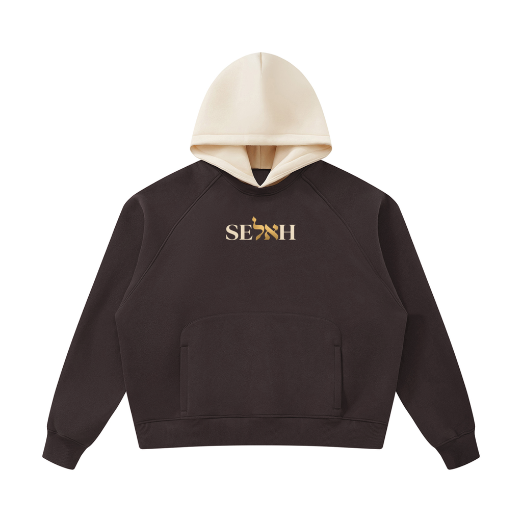 PS23 Bilingual Concept Selah Unisex Fleece Raglan Color Block Hoodie