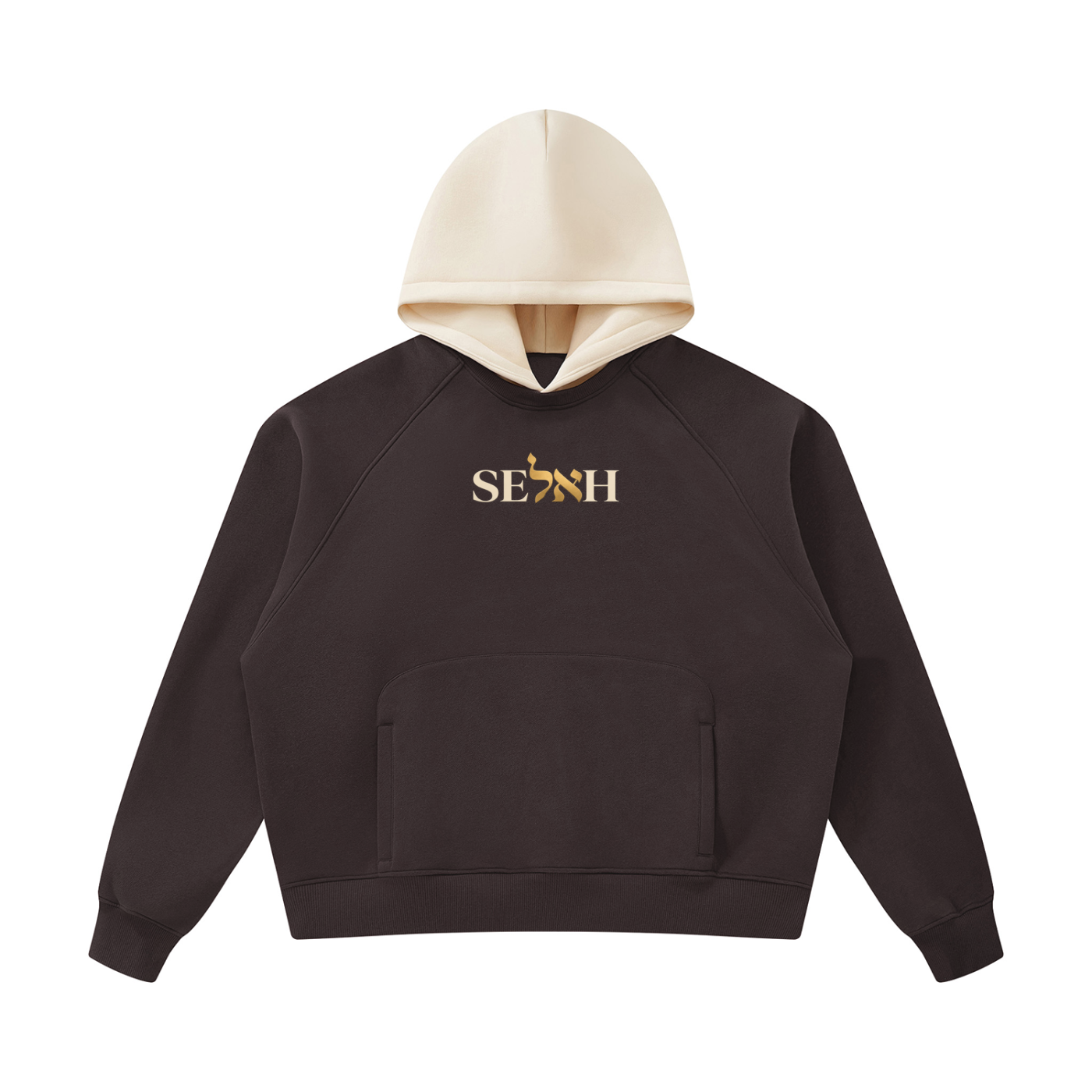 PS23 Bilingual Concept Selah Unisex Fleece Raglan Color Block Hoodie
