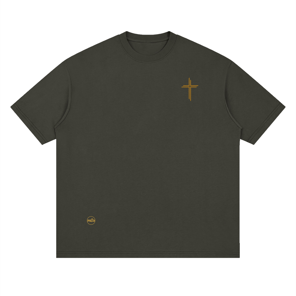 PS23 Cross Loose Drop Shoulder T-Shirt