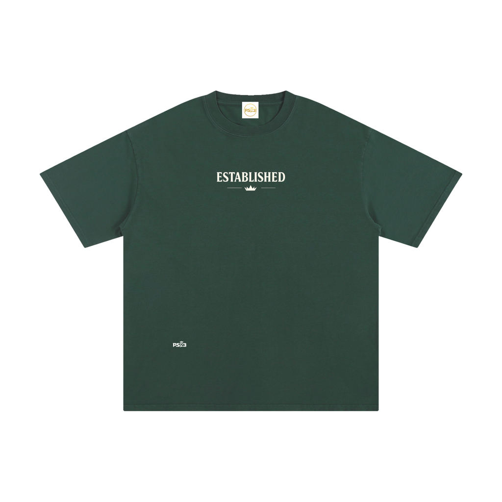 PS23 Established Unisex Pure Cotton T-Shirt