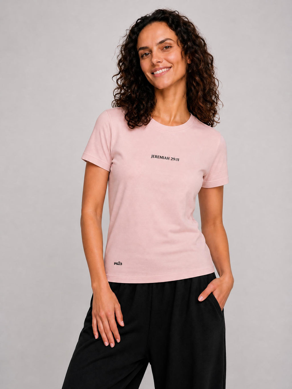 PS23 Women Jeremiah 29:11 Essential Standard Shoulder T-Shirt