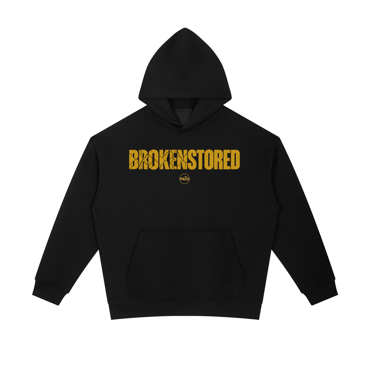 PS23 Brokenstored Gold Essential Heavyweight Hoodie