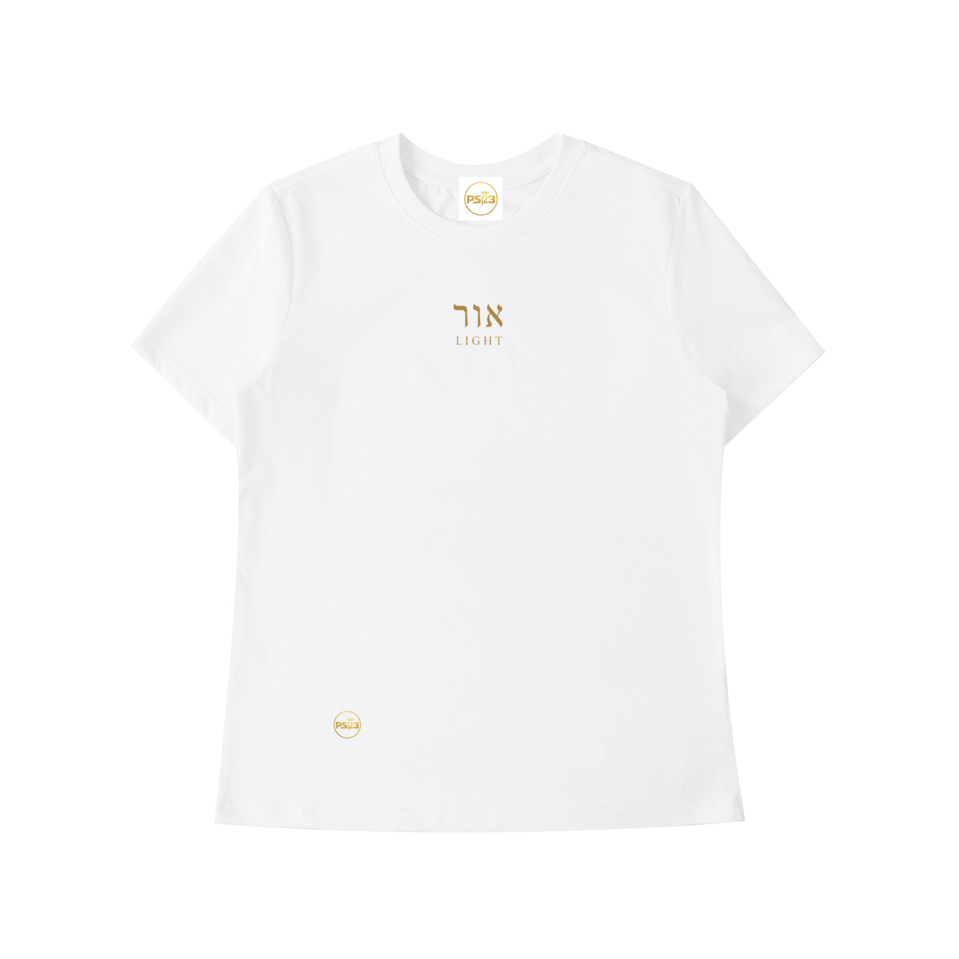 PS23 Hebrew Light Essential Standard Shoulder T-Shirt
