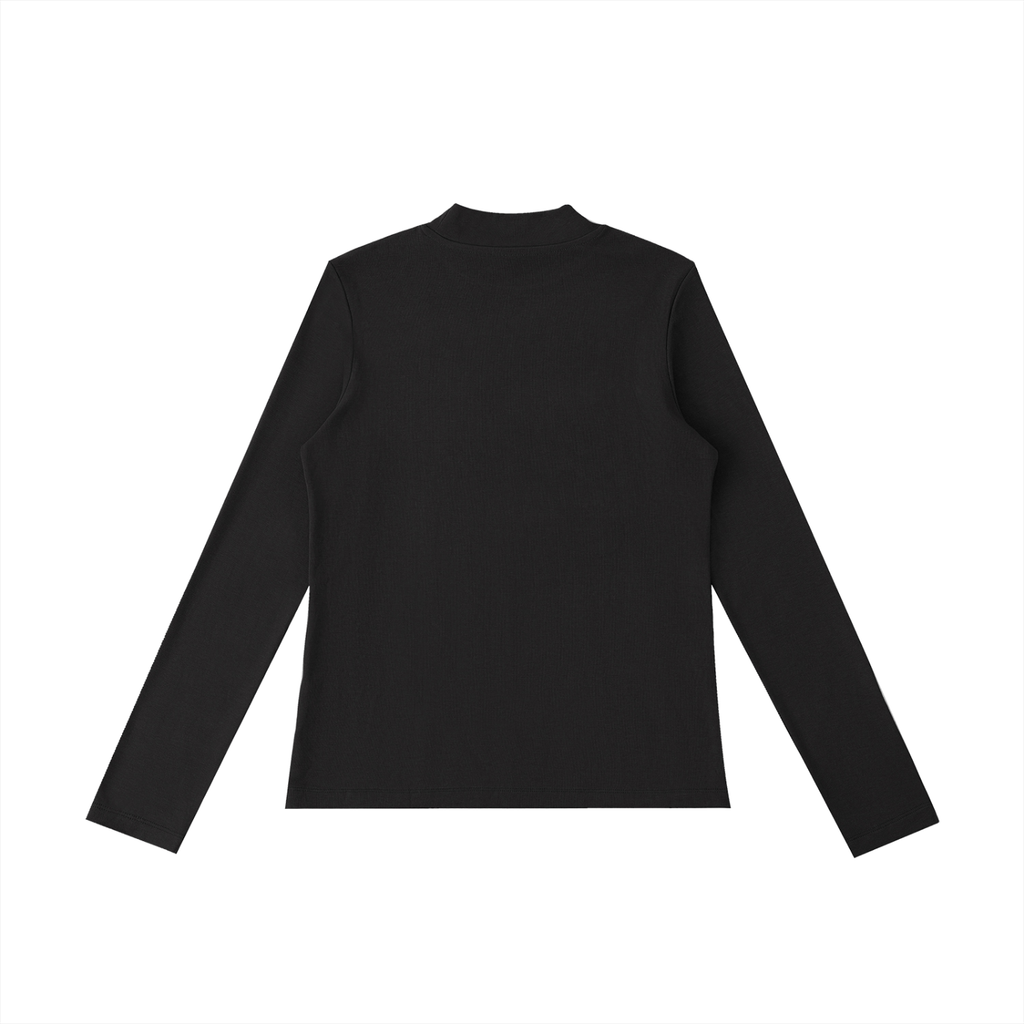 PS23 Women The Lord is my shepherd Essential Mock Neck Long Sleeve T-Shirt