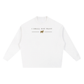 PS23 I shall not want Knitted Round Neck Oversize Sweatshirt