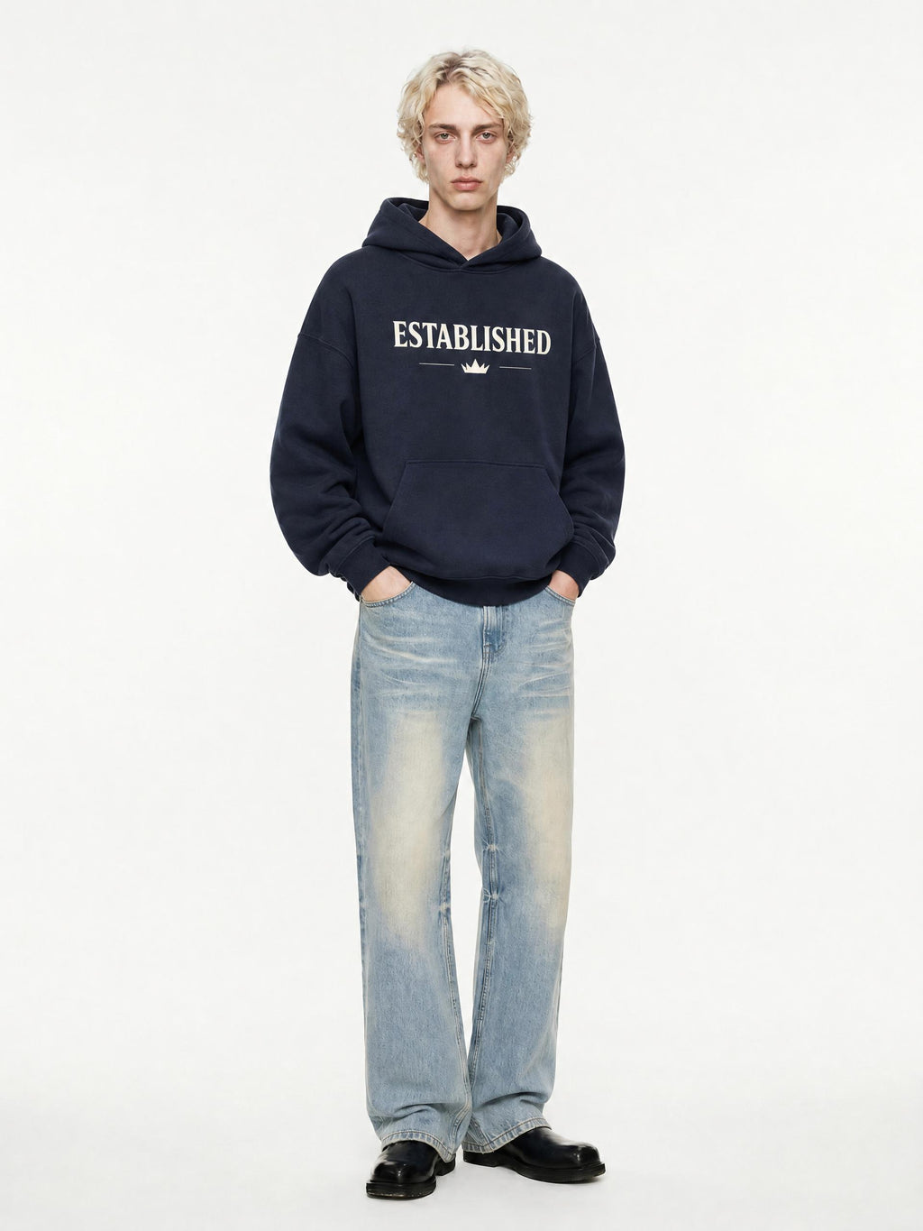 PS23 Established Essential Heavyweight Drop-Shoulder Hoodie