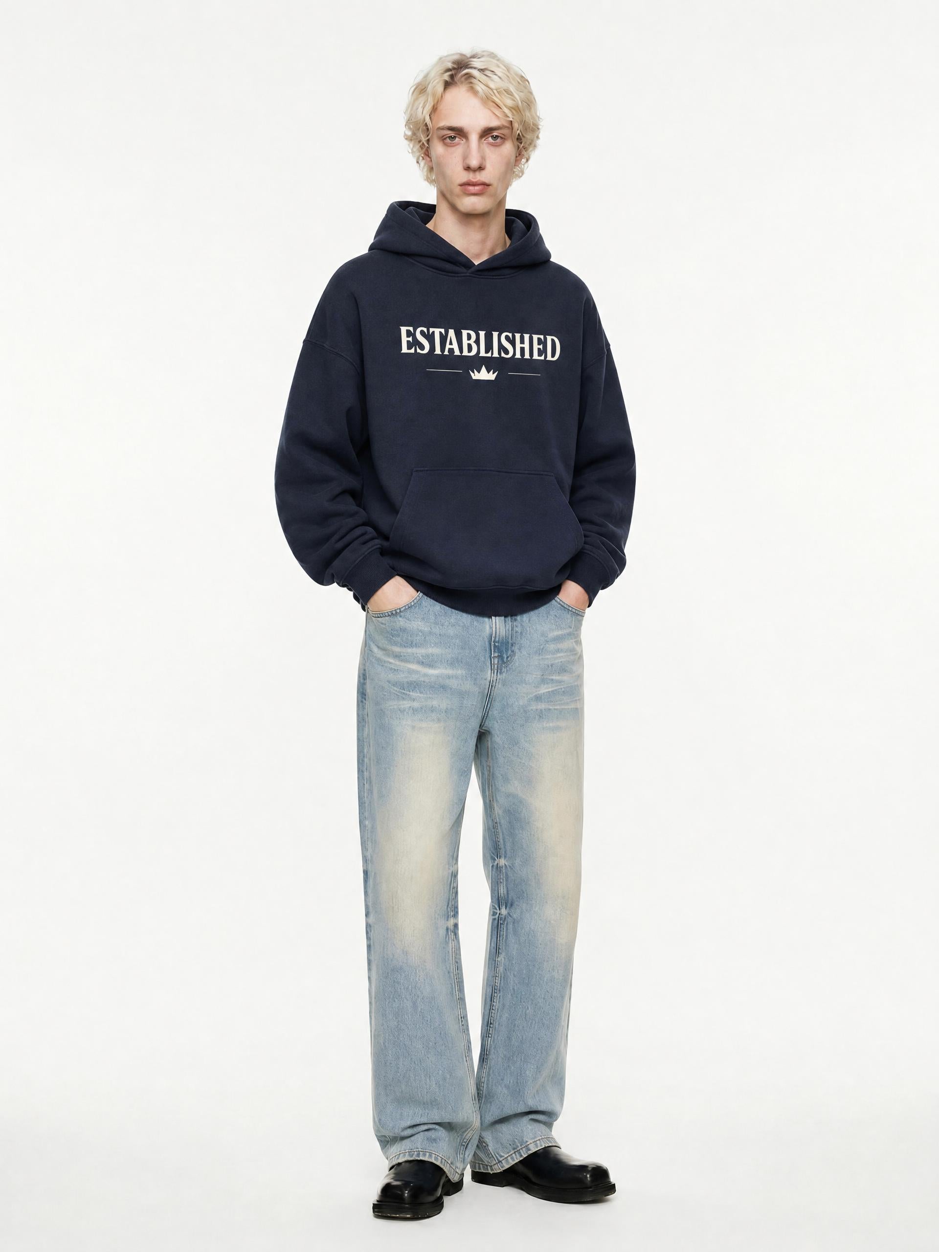 PS23 Established Essential Heavyweight Drop-Shoulder Hoodie