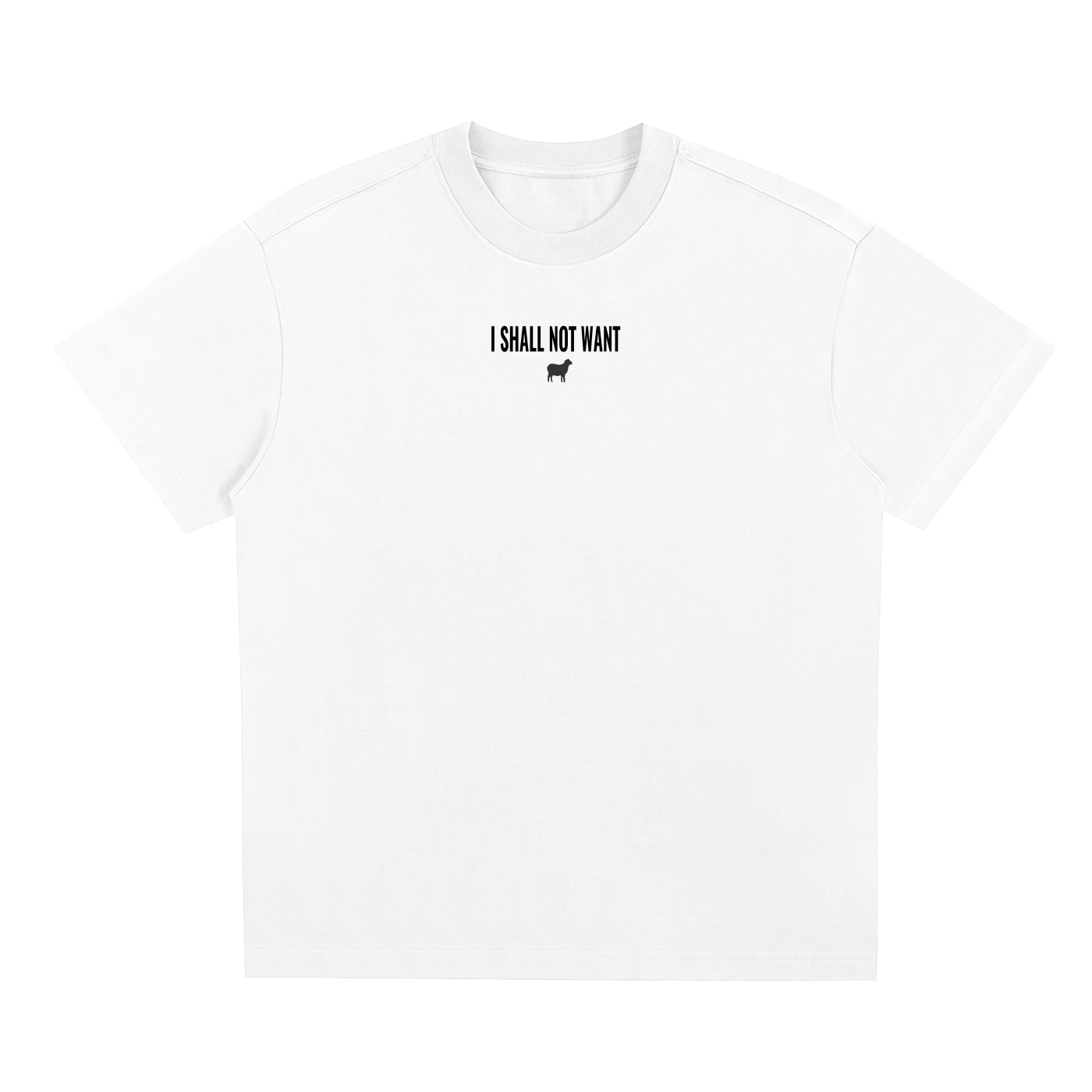 PS23 I shall not want black ink Sorona Quick-Dry Cooling T-Shirt