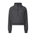 PS23 Hebrew Hope Women Cropped Half-Zip Sweatshirt