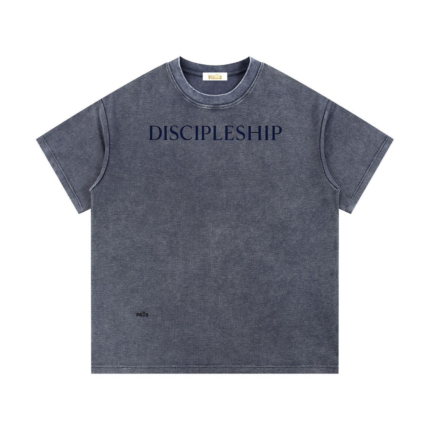 PS23 Discipleship Mineral Wash Waffle Knit T-Shirt