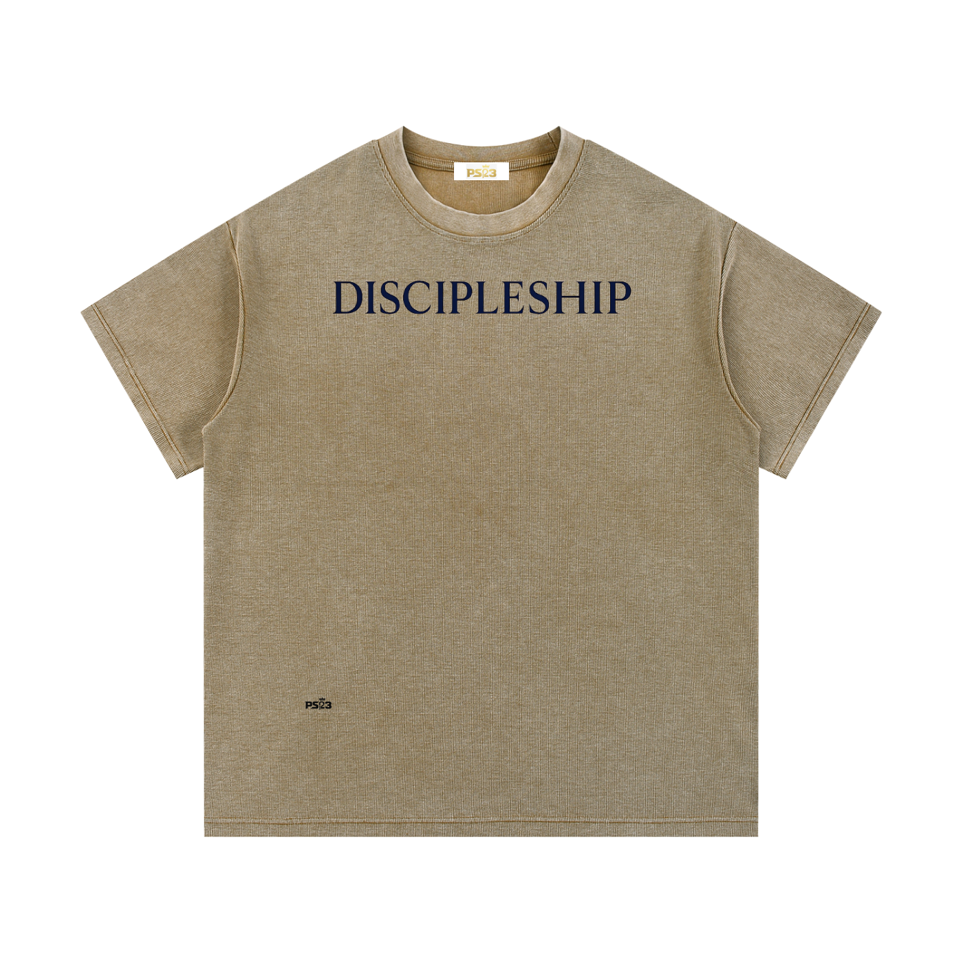 PS23 Discipleship Mineral Wash Waffle Knit T-Shirt
