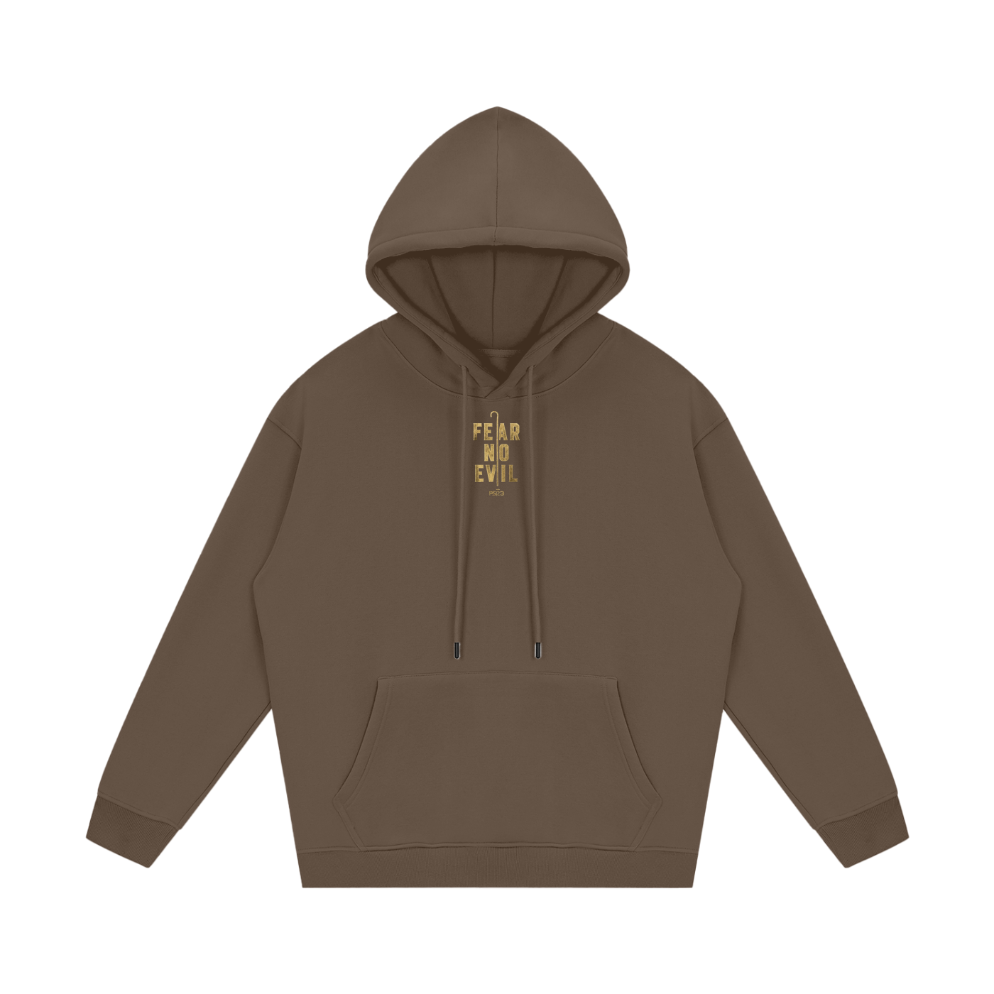PS23 Fear no evil Streetwear Unisex Fleece Hoodie