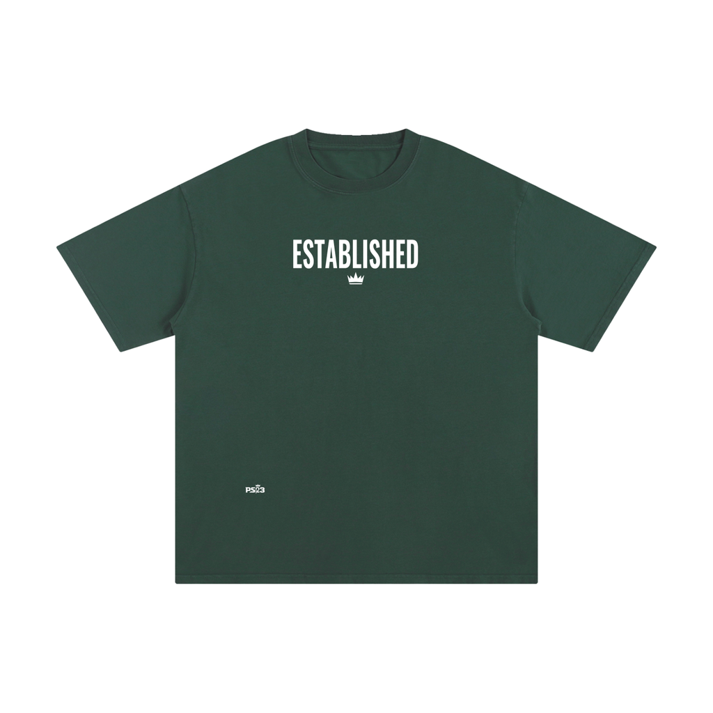PS23 Established Unisex Pure Cotton T-Shirt