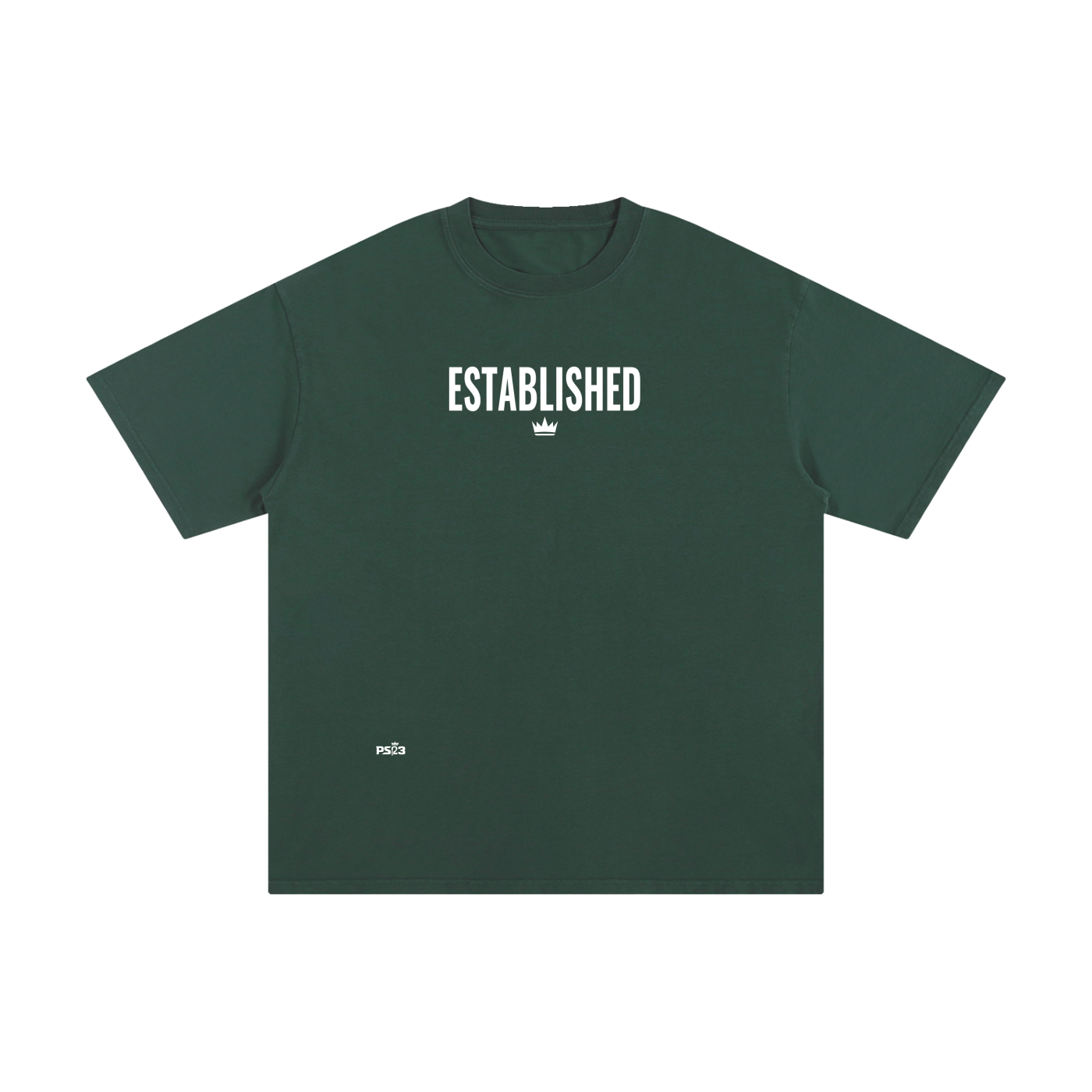PS23 Established Unisex Pure Cotton T-Shirt