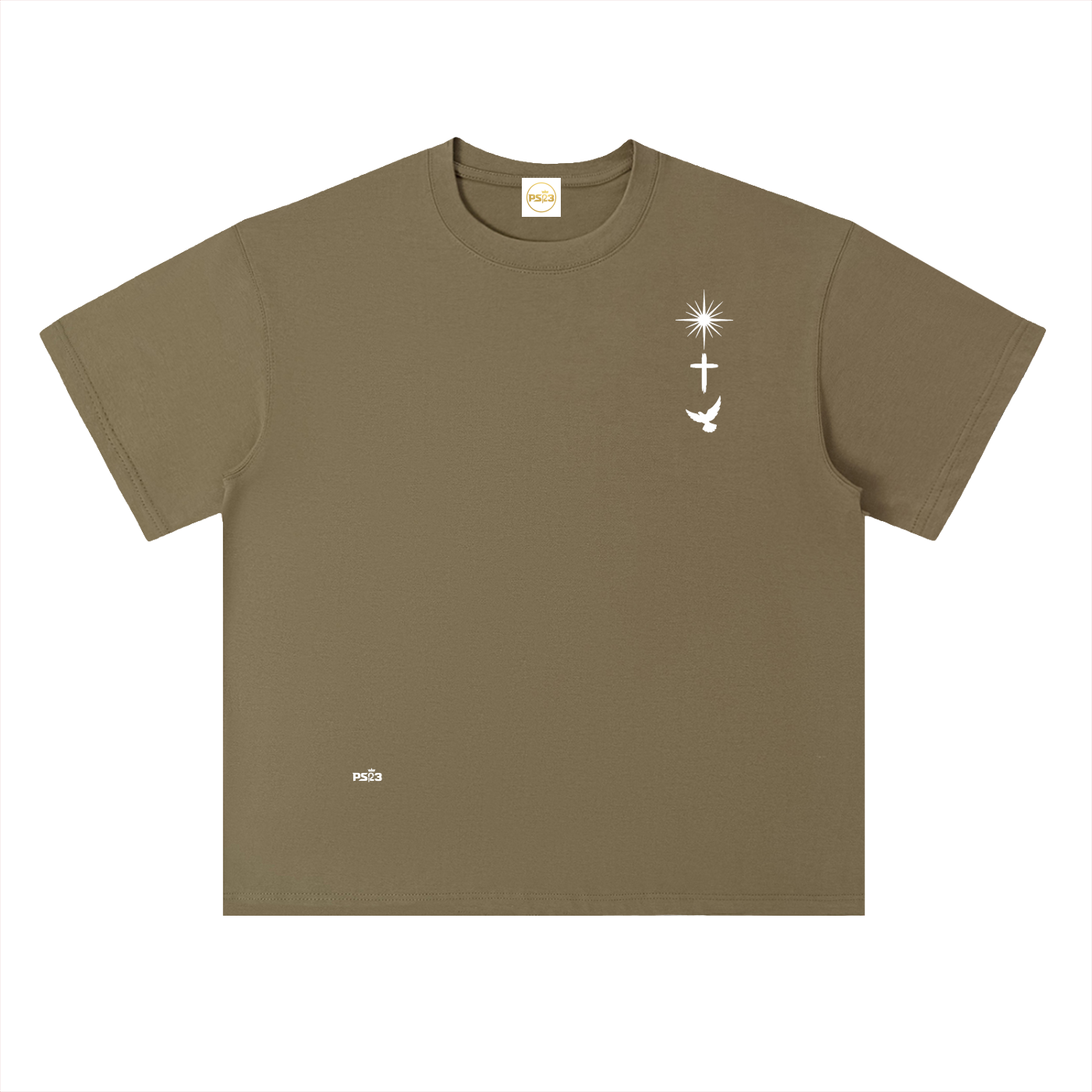 PS23 Trinity Heavyweight Drop Shoulder Cotton T-Shirt