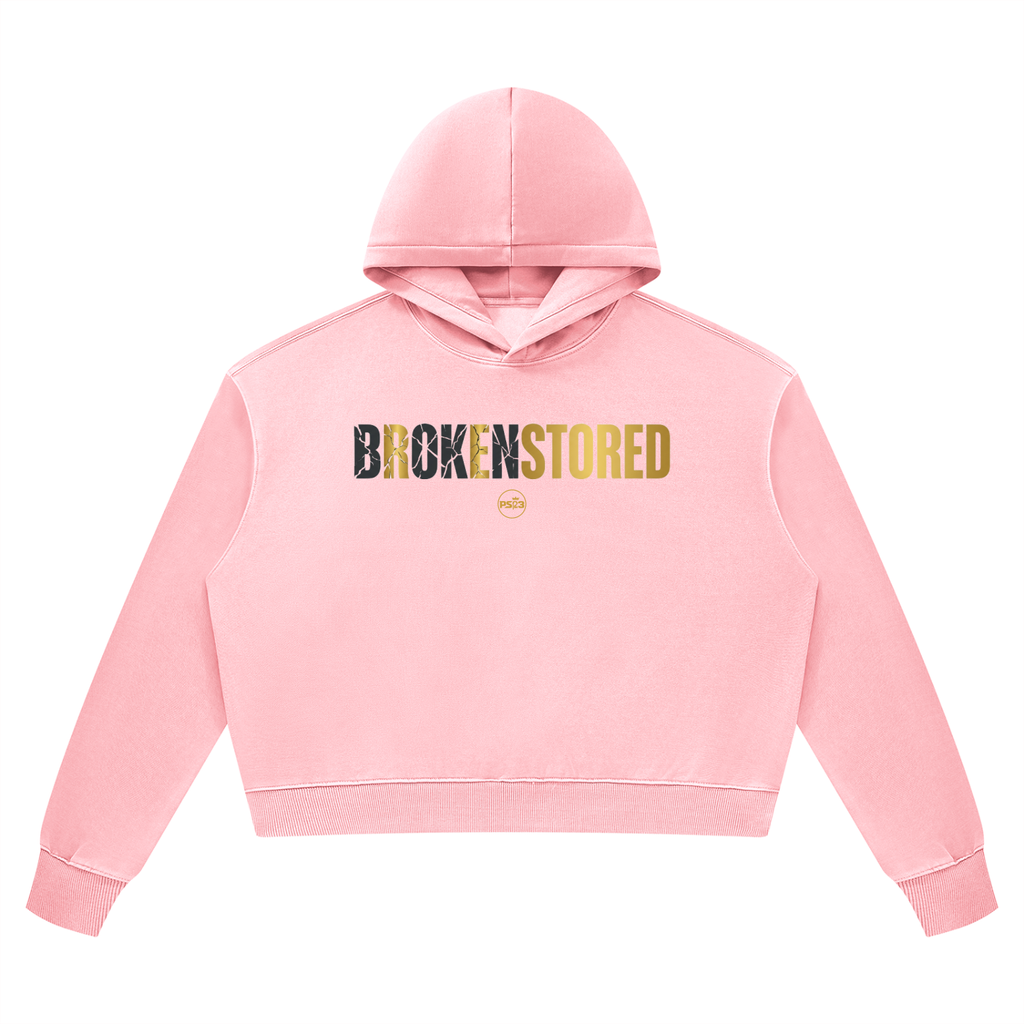 PS23 BROKENSTORED Women’s Vintage Wash Heavyweight Hoodie