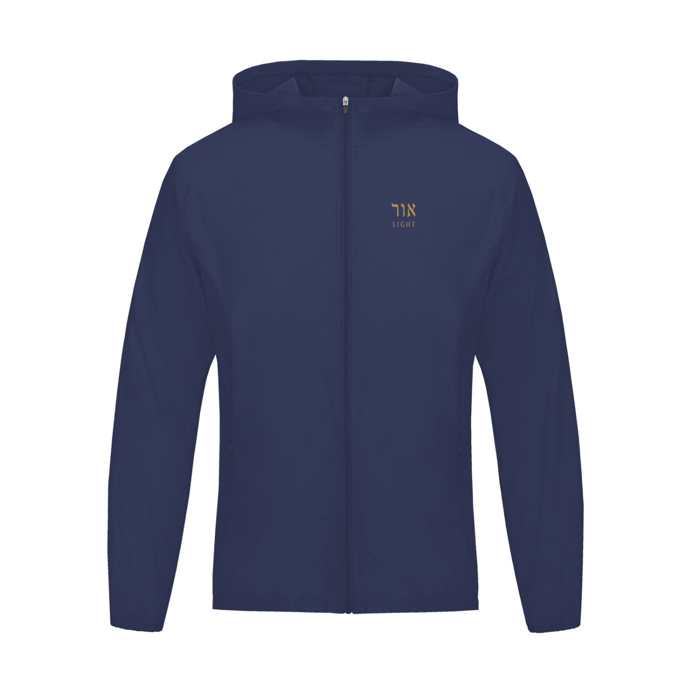 PS23 Hebrew Light Soft Hooded Sports Jacket