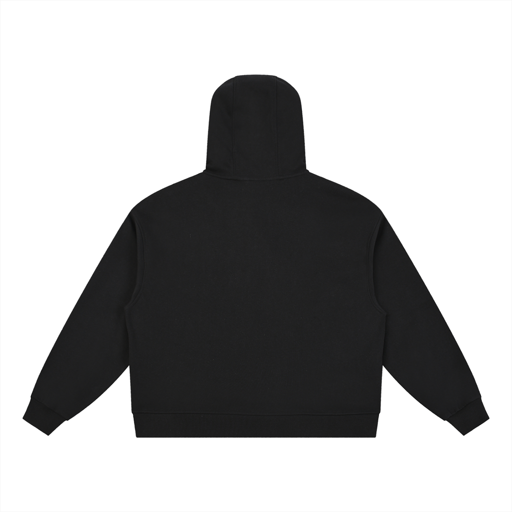 PS23 Hebrew I shall not want Boxy Button Placket Hoodie