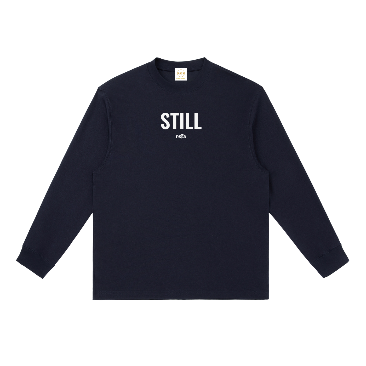 PS23 STILL Essential Crewneck Long-Sleeve T-Shirt