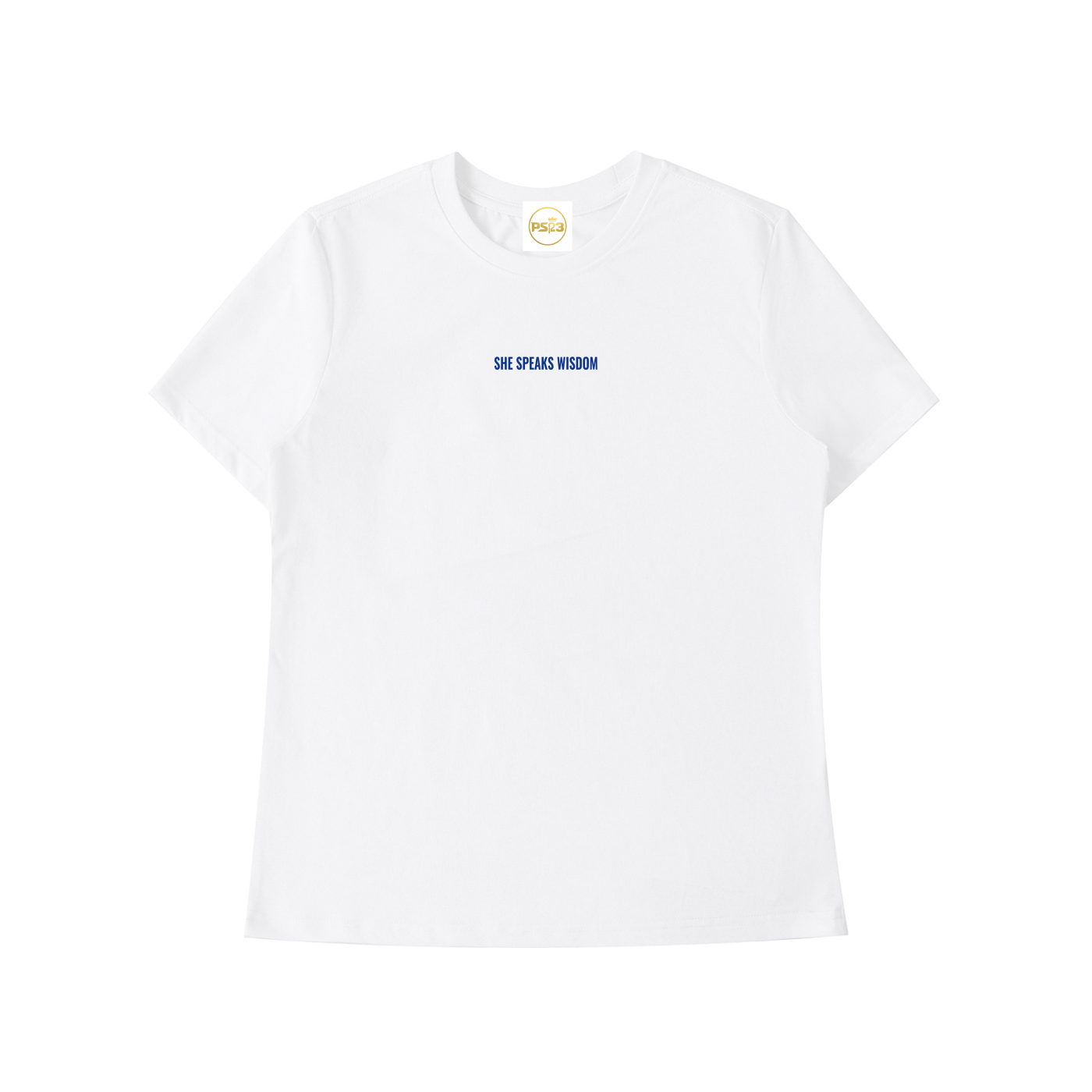 PS23 Women She speaks wisdom Essential Standard Shoulder T-Shirt