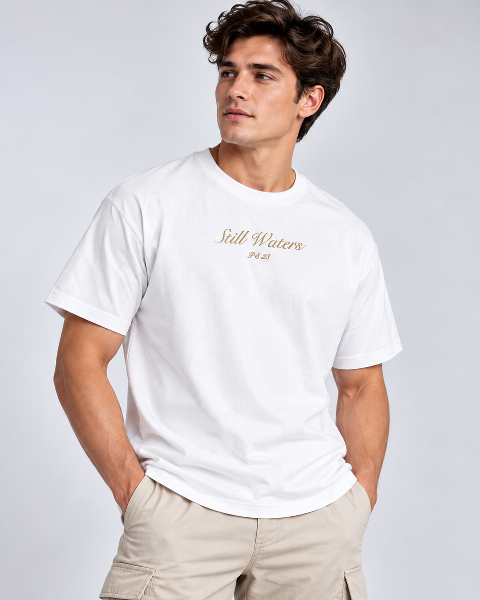 PS23 Embroidery Still Waters Sorona Quick-Dry Cooling T-Shirt