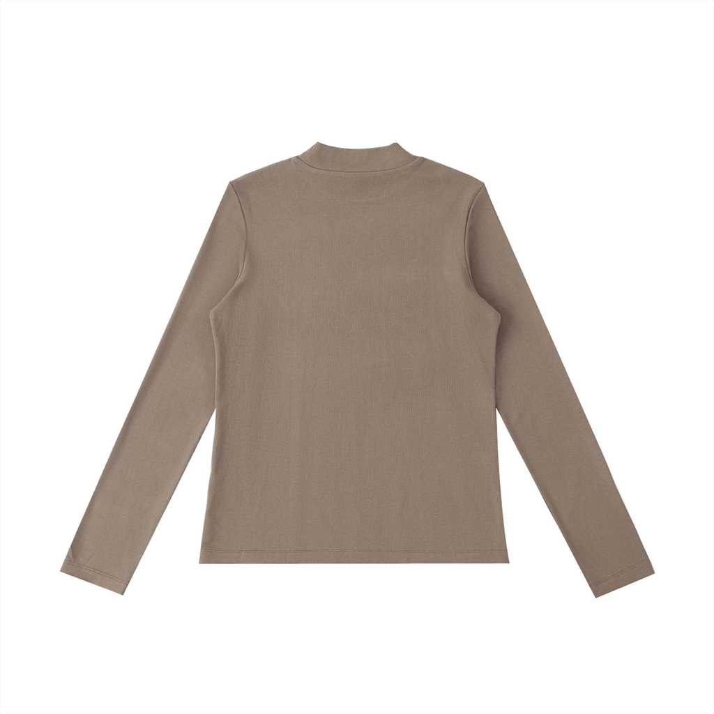 PS23 Women I shall not want Essential Mock Neck Long Sleeve T-Shirt