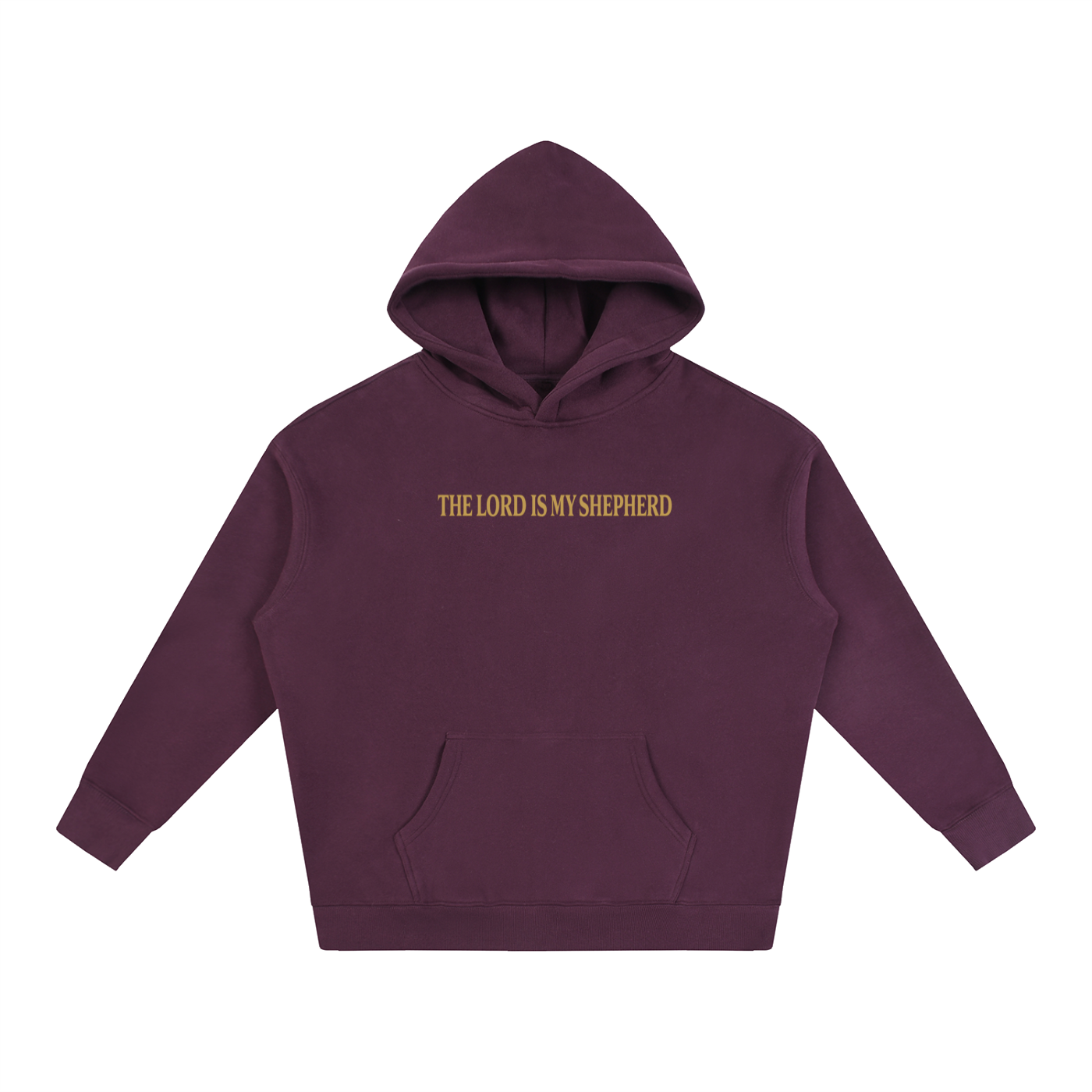 PS23 The Lord is my shepherd Oversize Fleeced Hoodie
