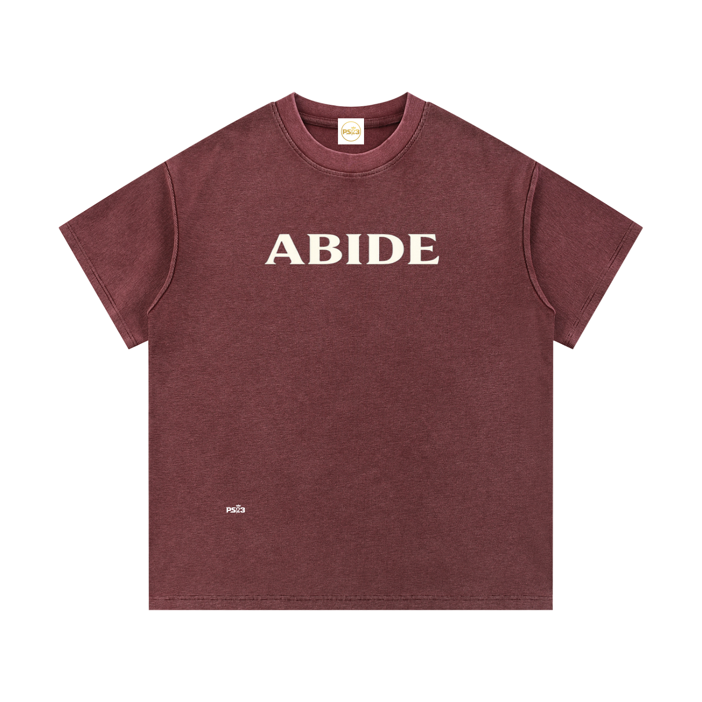 PS23 Abide Mineral Wash Waffle Knit T-Shirt
