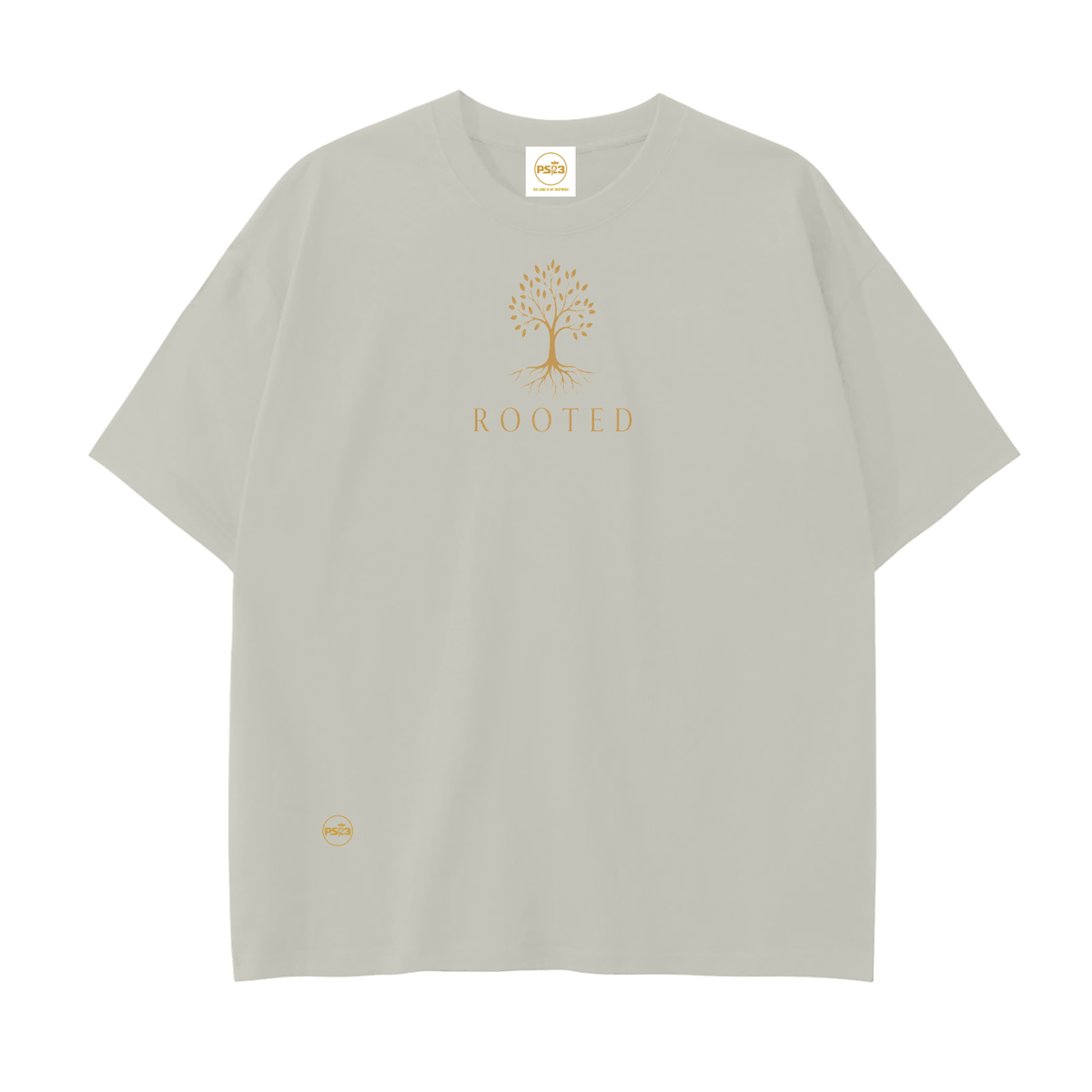 PS23 Rooted Drop Shoulder Cotton T-Shirt