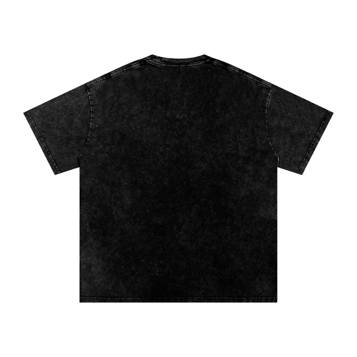 PS23 Embroidery My cup overflows Snow Washed Oversized T-Shirt
