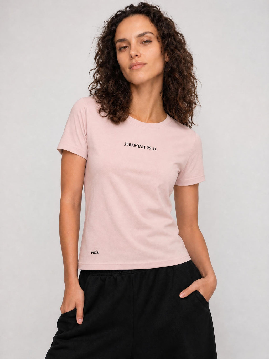 PS23 Women Jeremiah 29:11 Essential Standard Shoulder T-Shirt