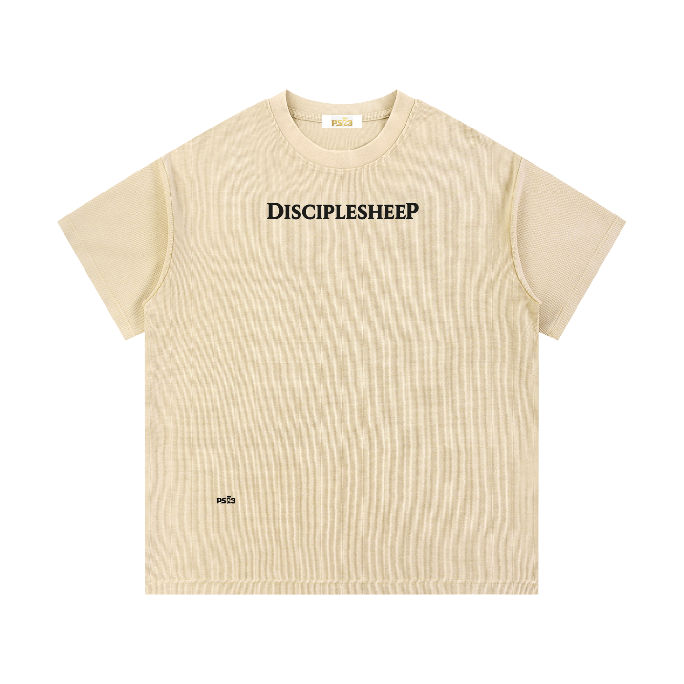 PS23 DisciplesheeP Mineral Wash Waffle Knit T-Shirt