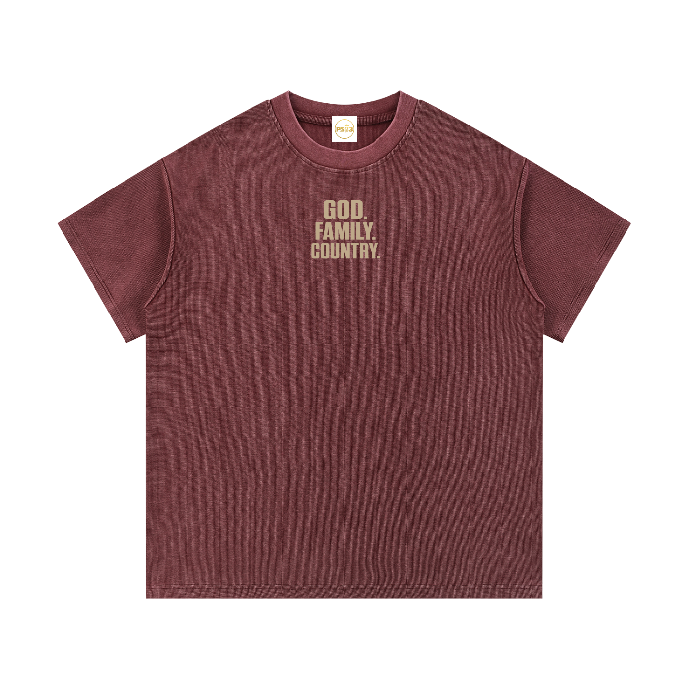PS23 GFC Mineral Wash Waffle Knit T-Shirt