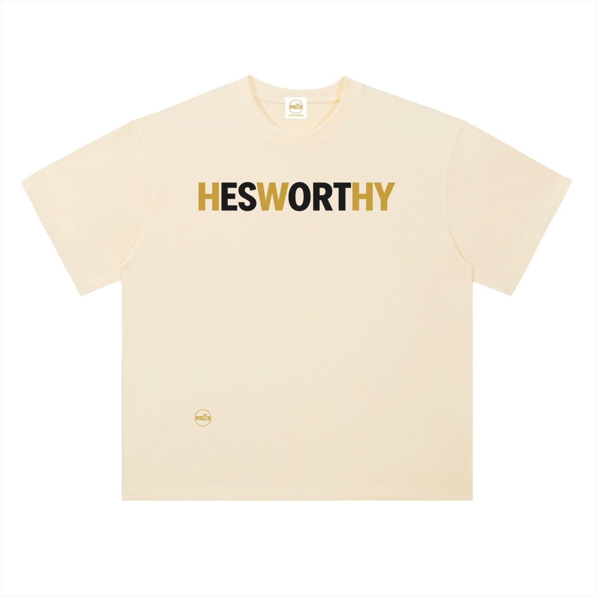 PS23 HESWORTHY Heavyweight Drop Shoulder Cotton T-Shirt