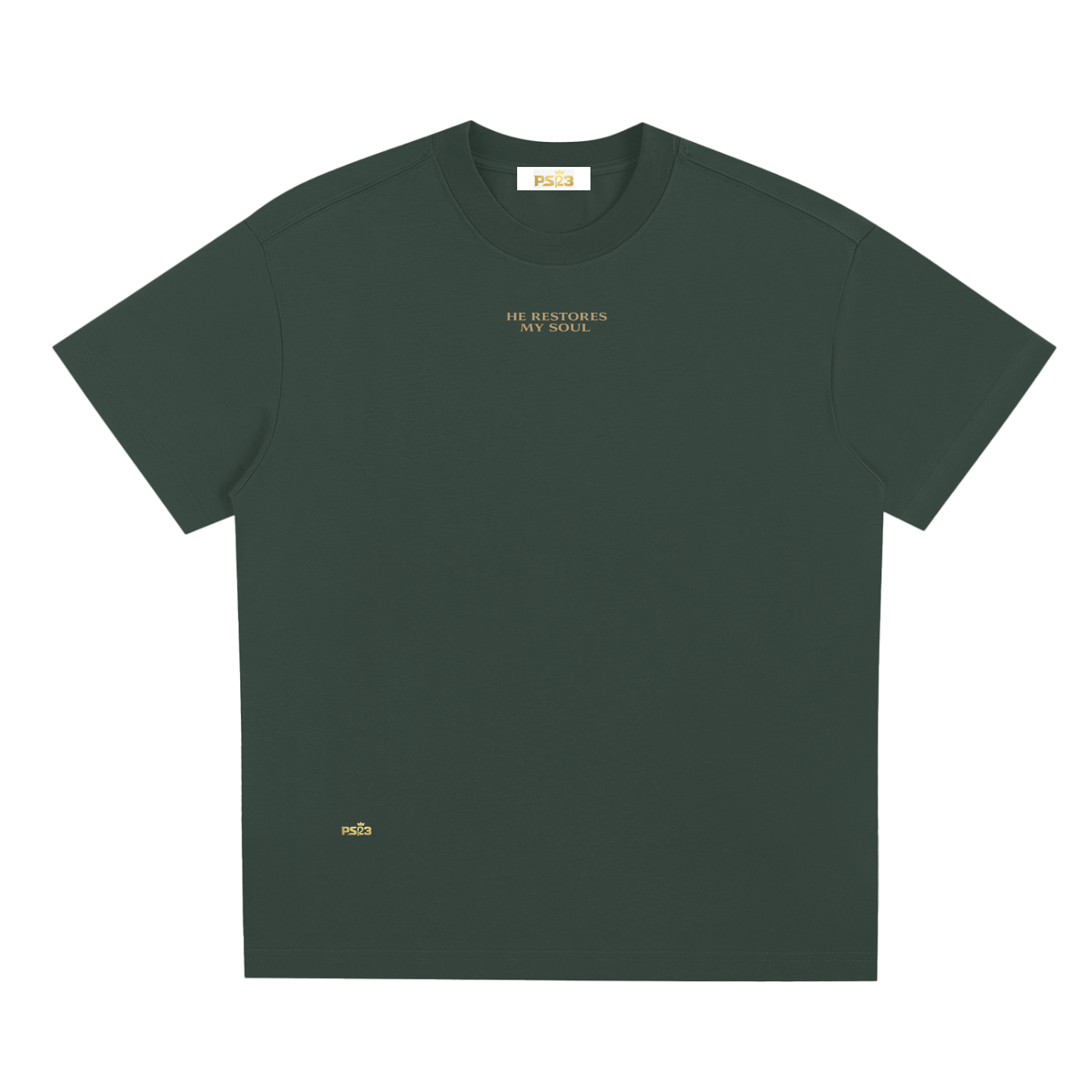 PS23 He restores my soul Sorona Quick-Dry Cooling T-Shirt