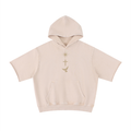 PS23 Trinity Unisex Mineral Wash Short Sleeve Hoodie