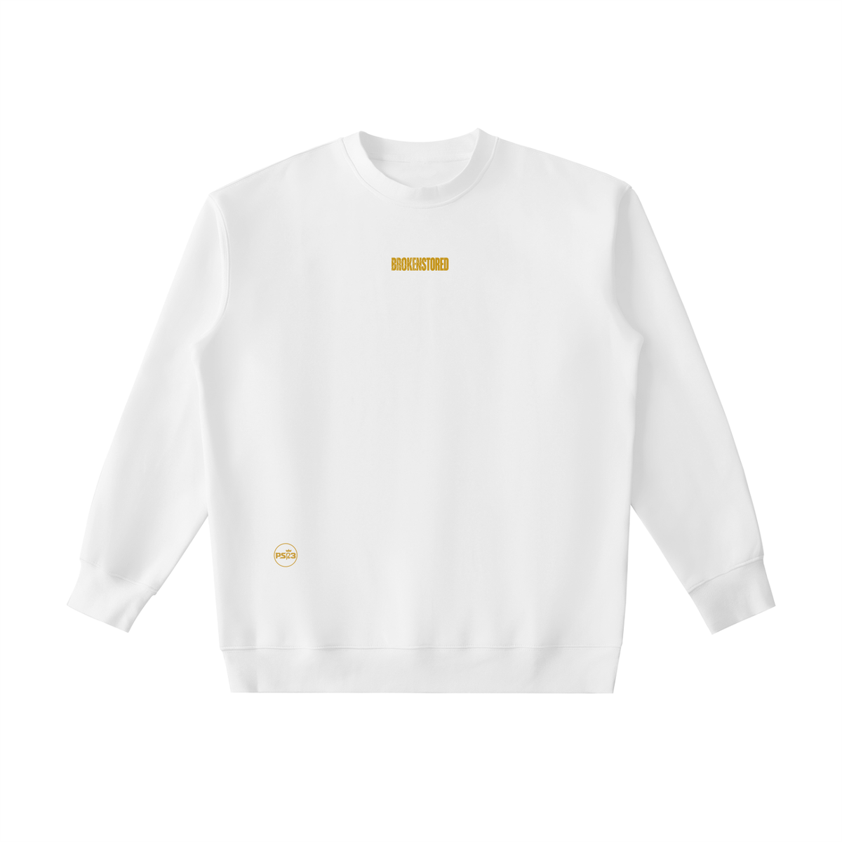 PS23 Brokenstored Gold Essential Heavyweight Crewneck Sweatshirt