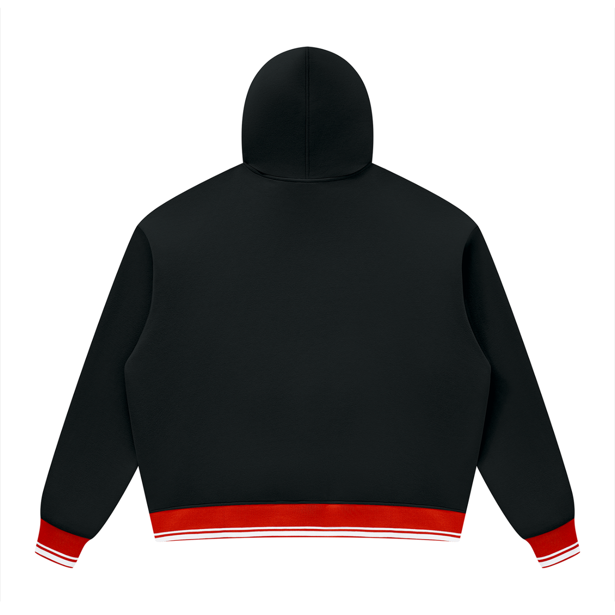 PS23 Hebrew Light Oversized Color Block Fleece Hoodie